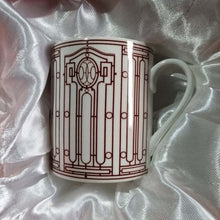 Load image into Gallery viewer, Chinese Red European Style Bone China Coffee mug High Grade Bone China Afternoon Tea Cups Ceramic Mug 300 ml for Coffee