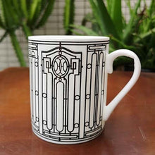 Load image into Gallery viewer, Chinese Red European Style Bone China Coffee mug High Grade Bone China Afternoon Tea Cups Ceramic Mug 300 ml for Coffee