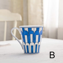 Load image into Gallery viewer, Chinese Red European Style Bone China Coffee mug High Grade Bone China Afternoon Tea Cups Ceramic Mug 300 ml for Coffee