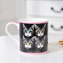 Load image into Gallery viewer, Chinese Red European Style Bone China Coffee mug High Grade Bone China Afternoon Tea Cups Ceramic Mug 300 ml for Coffee