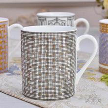 Load image into Gallery viewer, Chinese Red European Style Bone China Coffee mug High Grade Bone China Afternoon Tea Cups Ceramic Mug 300 ml for Coffee
