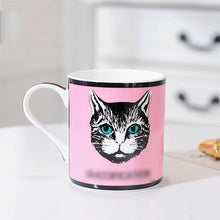 Load image into Gallery viewer, Chinese Red European Style Bone China Coffee mug High Grade Bone China Afternoon Tea Cups Ceramic Mug 300 ml for Coffee
