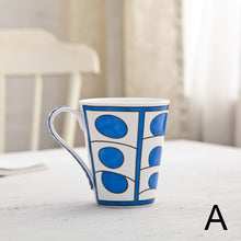 Load image into Gallery viewer, Chinese Red European Style Bone China Coffee mug High Grade Bone China Afternoon Tea Cups Ceramic Mug 300 ml for Coffee

