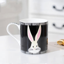 Load image into Gallery viewer, Chinese Red European Style Bone China Coffee mug High Grade Bone China Afternoon Tea Cups Ceramic Mug 300 ml for Coffee
